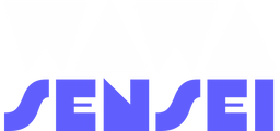 Wawa Sensei logo white